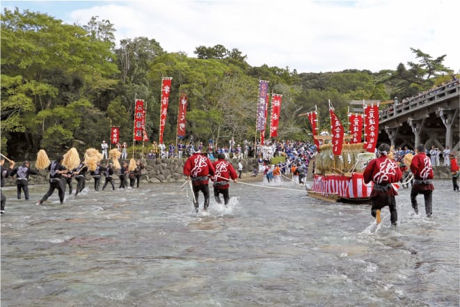 内宮領川曳