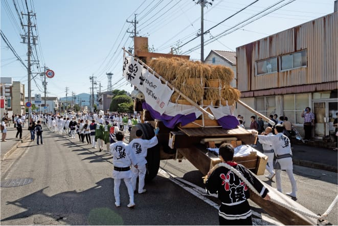 奉曳車まわりには進行係