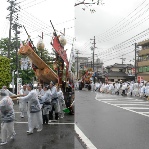 河崎南側奉曳団・河崎町旭通奉曳団